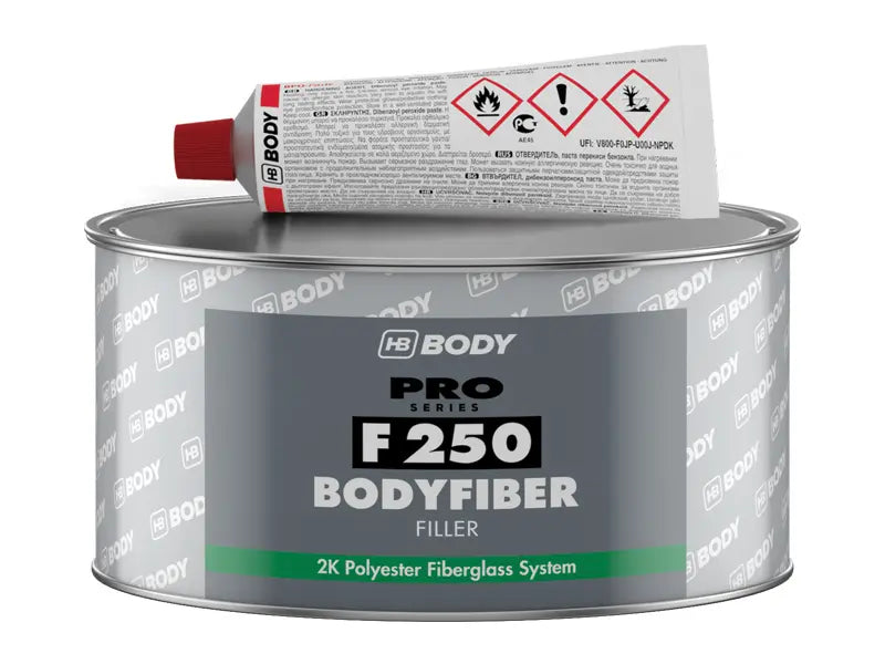 HB Body F 250 Bodyfiber Fibreglass Filler, Green