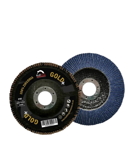 Bulldog Gold+ Zirconia Flap Disc Flat 115mm x 22mm