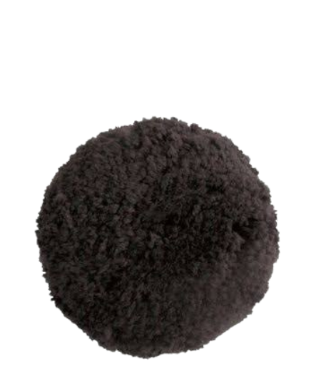 Presta Black Wool Single-Sided Cutting Mop 200mm