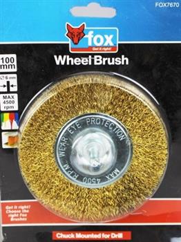 Fox– Wire wheel crimped (drill)