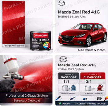 Plascon Mastermix B/C Mazda Zeal Red (41G) 1L