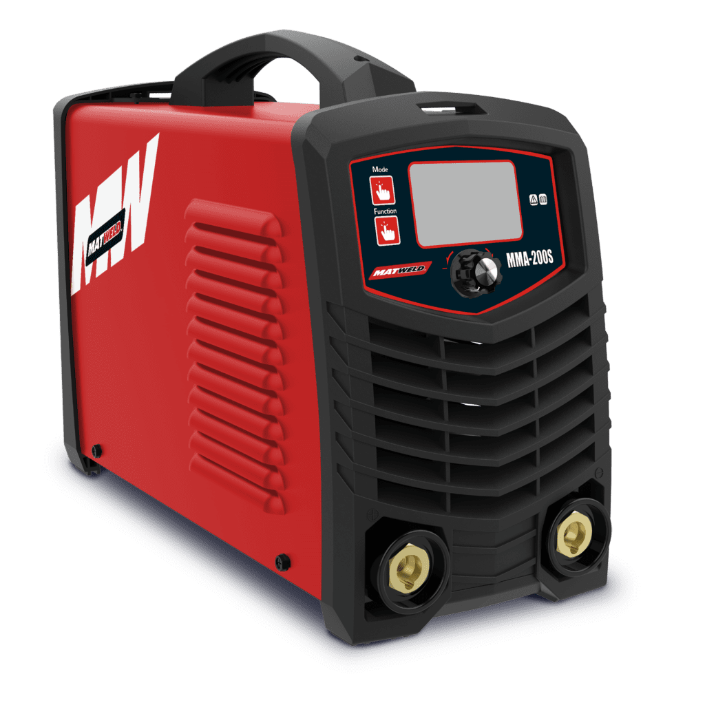 Matweld Welder Inverter 200A Red with Aluminium Case MAT9005P