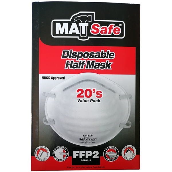 Matsafe Dust Mask FFP2 Mine 20pk