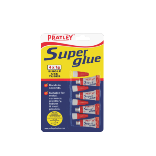 Pratley Super Glue 1G 4pack