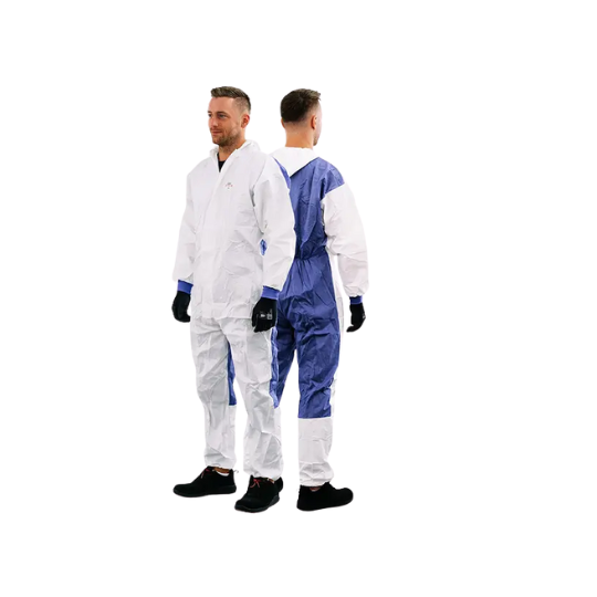 Car Sytem Tyvek Overall White Disposable