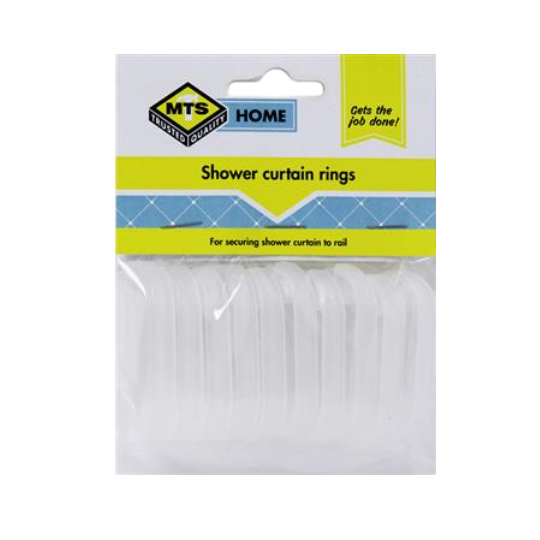Mts Shower Curtain Rings 9pc