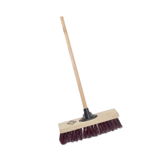 MTS Platform Broom Hard Brown PVC