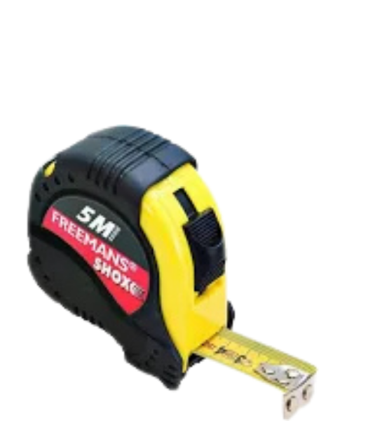 Freemans SH525M Rubber Case Tape Measure 5m x 25mm
