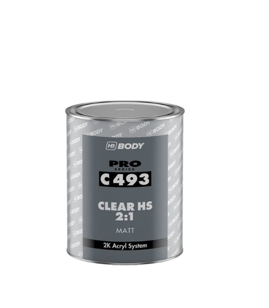 HB BODY C493 Matt Clear HS 2:1 1L