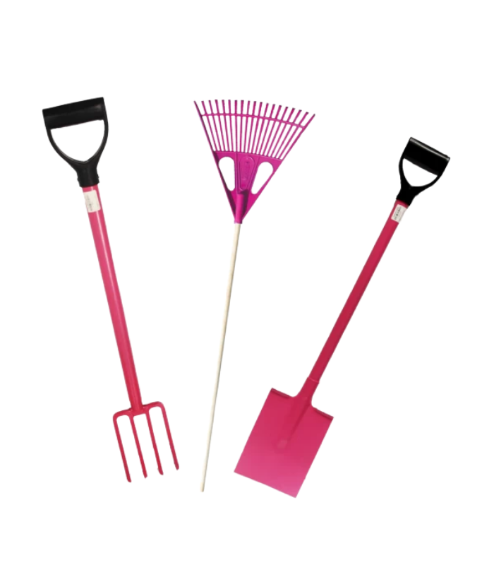 Mts Pink Garden Tool Set Garden Tool Kit 3 Piece