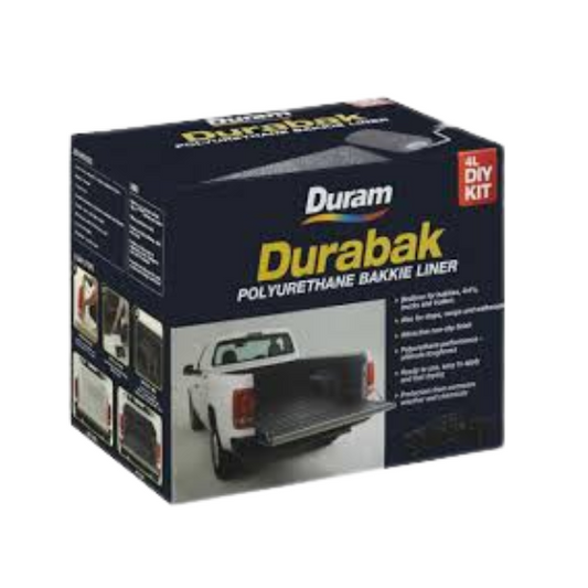Duram Durabak Polyurethane Bakkie Liner DIY Kit 4L