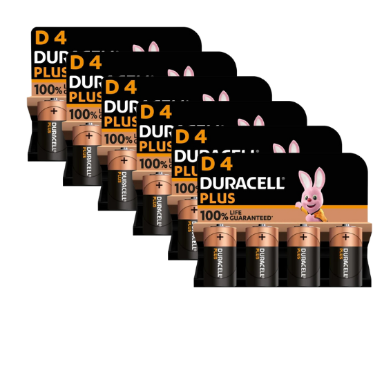 Duracell Batteries Mainline D 4Pack