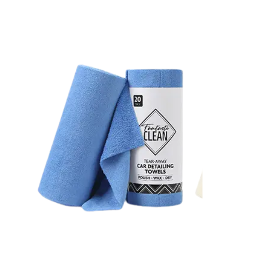 Bulldog FantastiClean Coral Detailing Towel Tear Away 20pieces/Roll