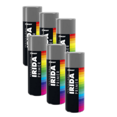 HB Body Professional Irida Acrylic Grey Primer Aerosol 400ml