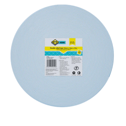 Mts Double Sided Tape 24mm x 3mm x 25m roll