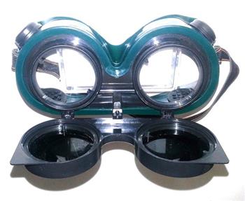 Matsfe Goggle Welding Flip Front Green Frame