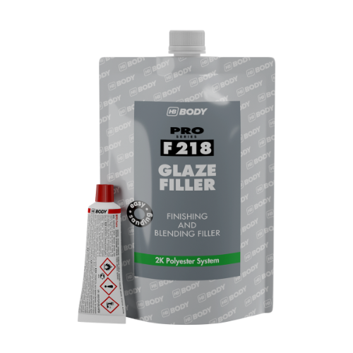 HB Body F218 Body Glaze Polyester Filler Light Green 600ml