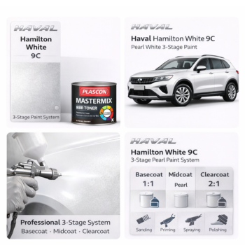 Plascon Mastermix B/C Haval Hamilton White (9C) 3Stage Pearl 1L