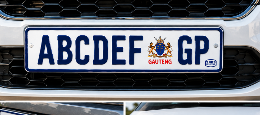 Number Plate SABS Approved Aluminium GP