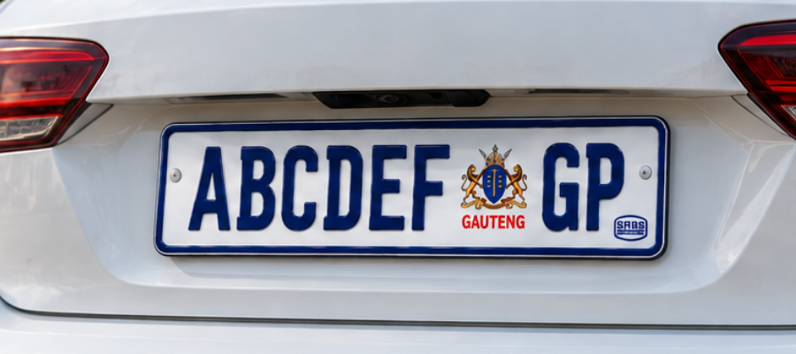Number Plate SABS Approved Aluminium GP