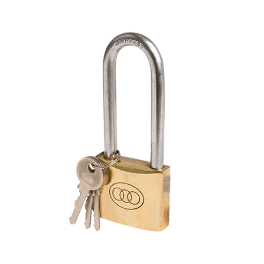 Tricycle Padlock Long Shack Brass Box