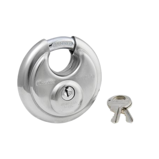 Master Padlock Discus S/Steel 70mm  205394