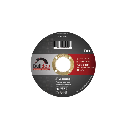 Bulldog Cutting Disc Standard T41 115x1x22mm