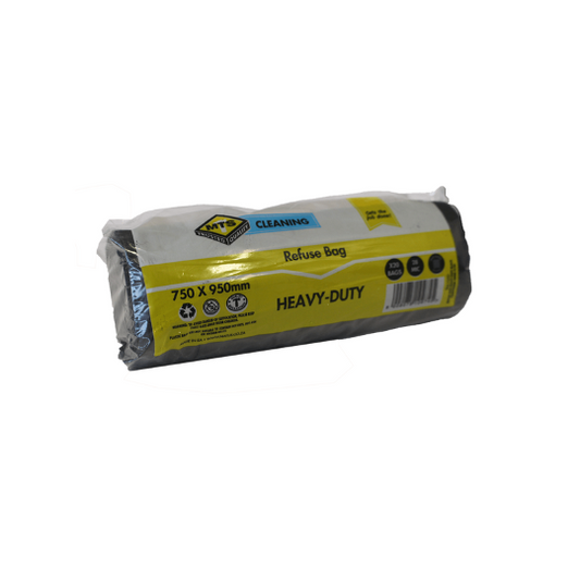 MTS Refuse Bag Heavy Duty Black 950x750mm 20pk