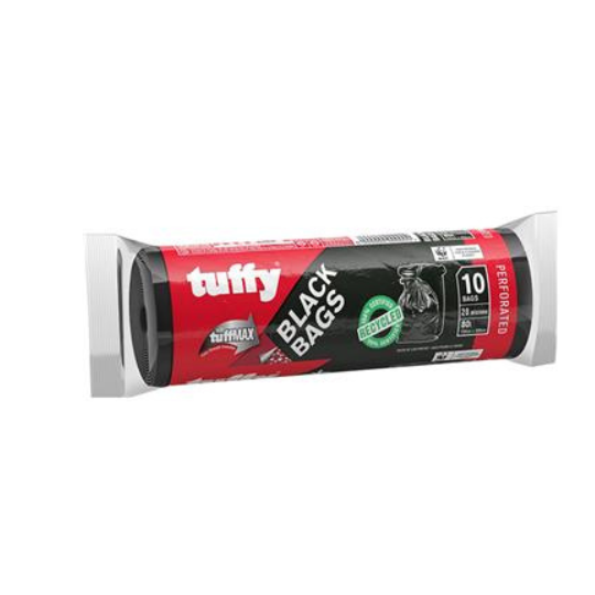 Tuffy Refuse Bag Budget Black 10pk