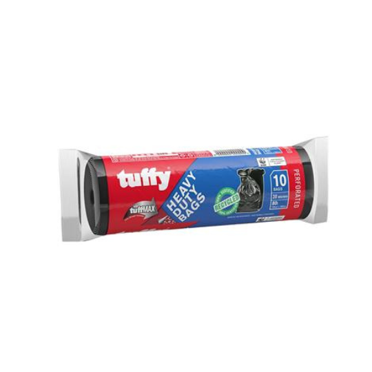 Tuffy Refuse Bag Heavy Duty Black 10pk