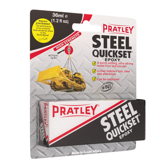Pratley Steel Quickset Epoxy Adhesive 36ml