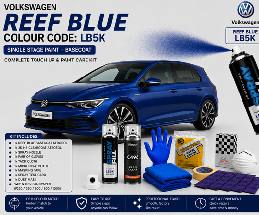 Touch Up Paint Kit DIY – Volkswagen Reef Blue LB5K Metallic