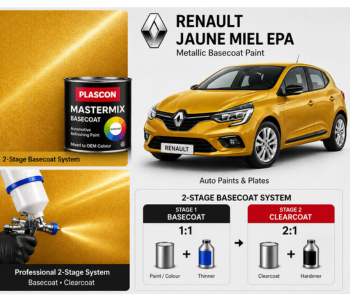 Plascon Mastermix B/C Renault Jaune Miel Gold (EPA)