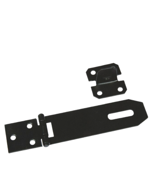 Mackie Black Japan Hasp and Staple 114mm 1 Piece