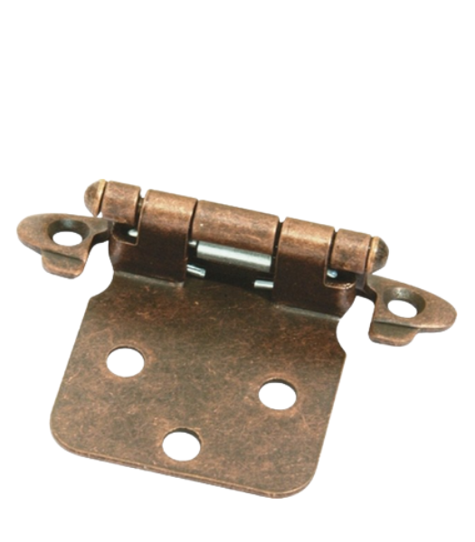 Mackie Self-Closing Hinge Antique Copper 1 Pair