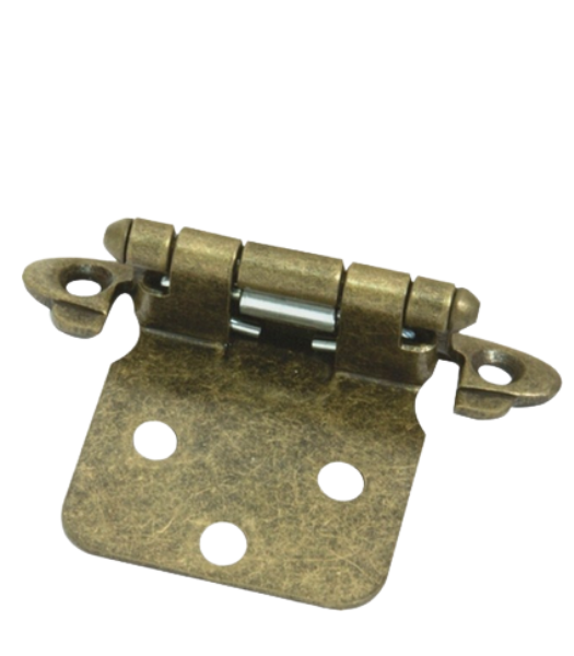 Mackie Self-Closing Hinge Antique Brass 1 Pair