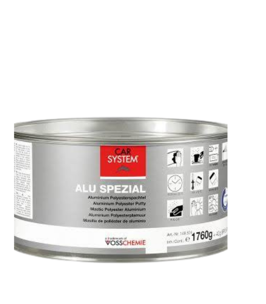 Carsystem Alu Spezial Polyester Hard Putty with Hardener 1.8kg