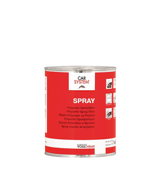 Carsystem Polyester Spray Filler with Hardener 1.5kg