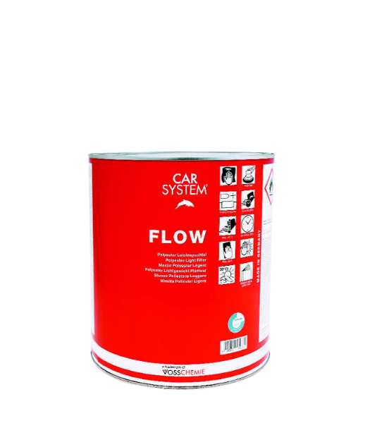 Carsystem Flow Polyester Light Filler with Hardener 3.3kg
