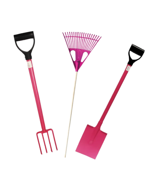 Mts Pink Garden Tool Set Garden Tool Kit 3 Piece