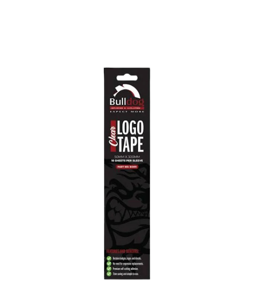 Clear Logo Tape 50mm x 300mm