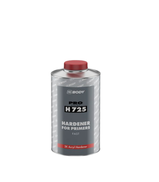 HB Body H 725 Fast Hardener for Primers Only Transparent Yellow