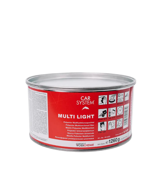Carsystem Multi Light Body Filler with Hardener