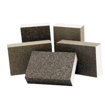 Bulldog Sprayguard Foam Abrasive Sanding Block 4-sided  100mmx70mmx20mm