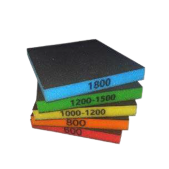 Bulldog Flat Foam Abrasive Pad 2-side Coated 100mm x 120mm x 12mm