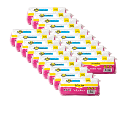 Mts Refuse Bag Standard Pink 50pk
