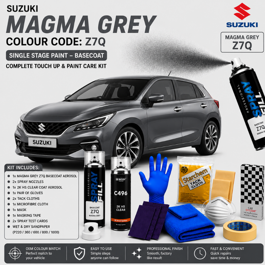 Touch Up Paint Kit DIY – Suzuki Magma Grey Z7Q Metallic