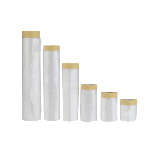 Bulldog Masking Film Roll Pre-taped 1800mm x 33m