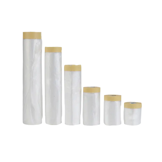 Bulldog Masking Film Roll Pre-taped 1800mm x 33m