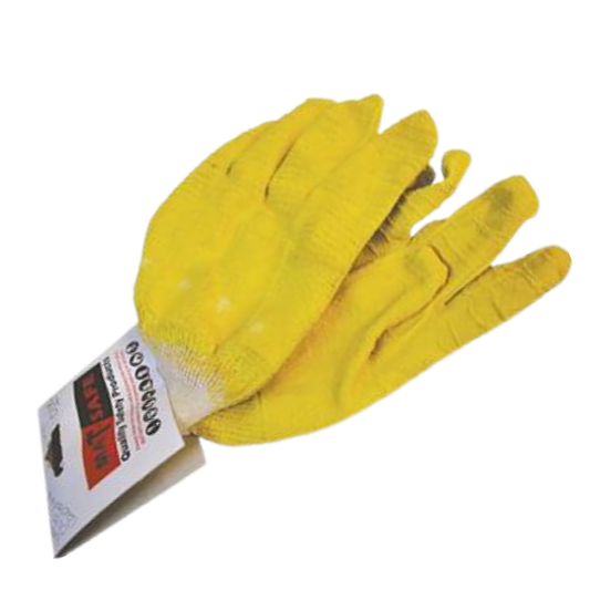Matsafe Comarex Gloves Yellow Knitted Wrist
